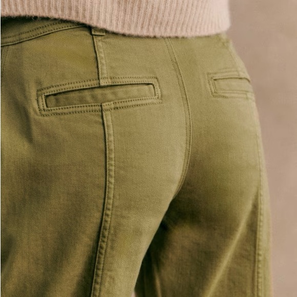 Sezane Hervé Khaki Clair Pants - Picture 5 of 6